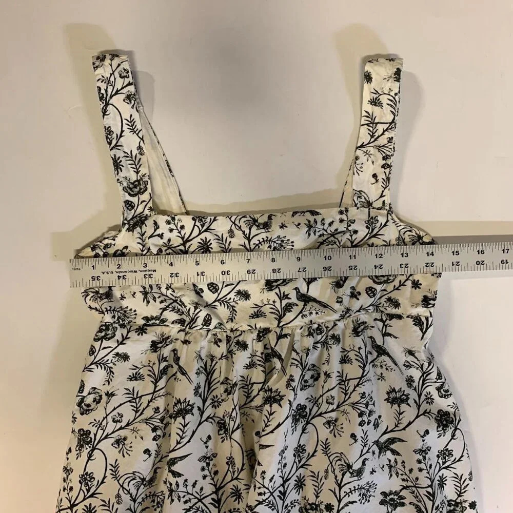 Laura Ashley Urban Outfitters Penelope Toile Cottagecore Babydoll‎ Dress Size - Picture 12 of 14